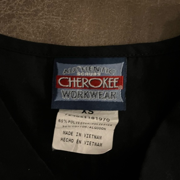 Cherokee XS scrub top, Black (BLKW) - Picture 5 of 6